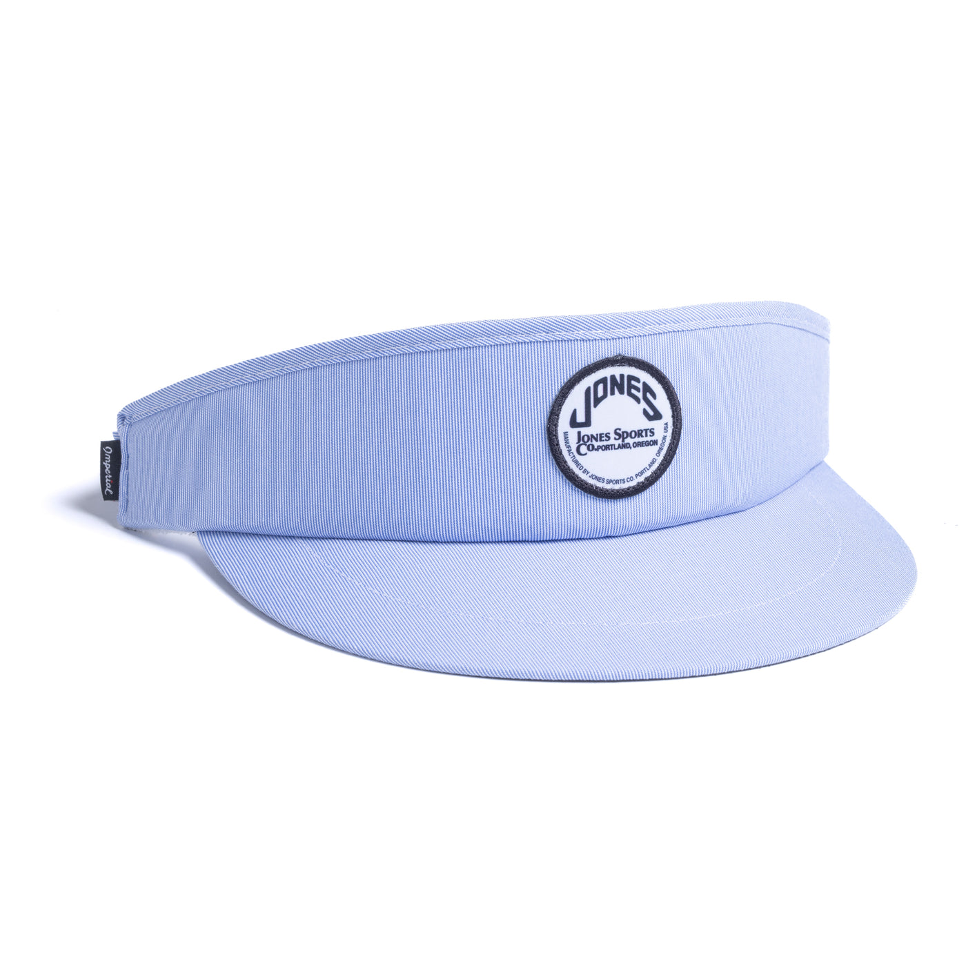 Circle Patch Tour Visor - Light Blue Pincord