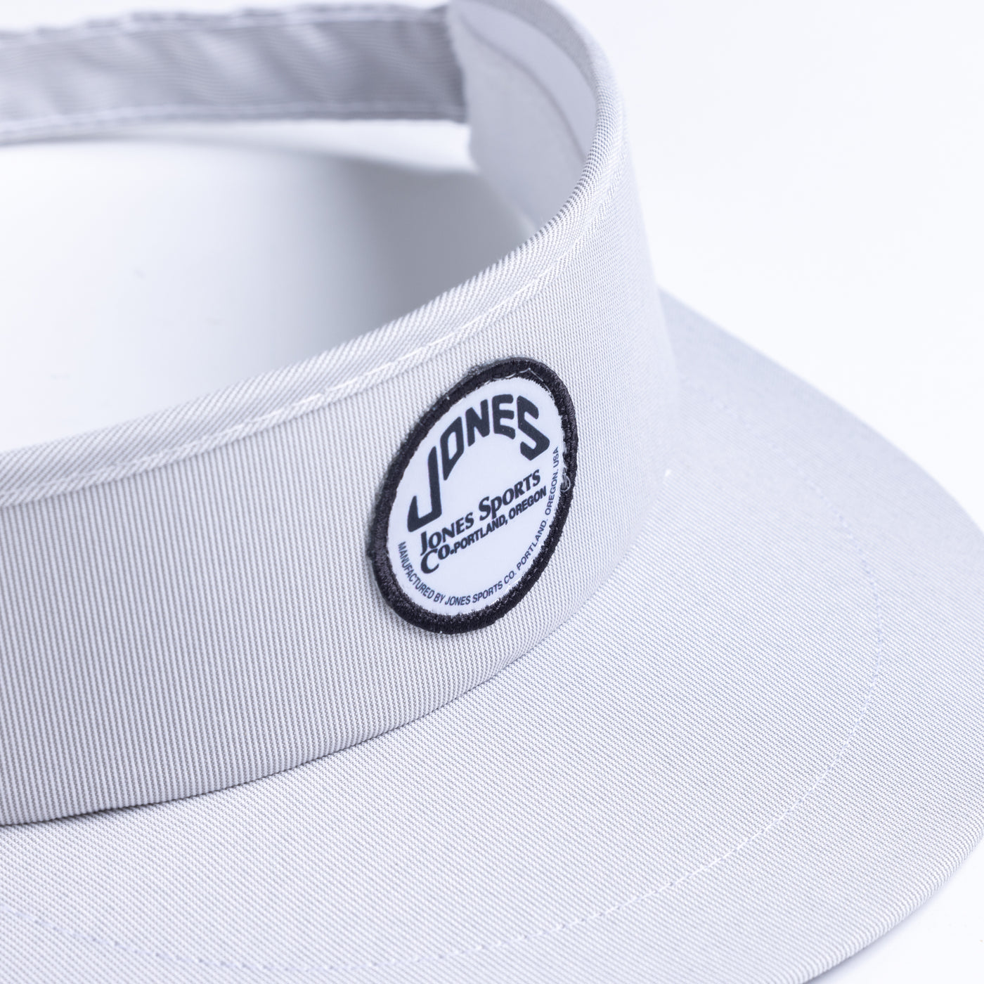 Circle Patch Tour Visor - Gray Pincord