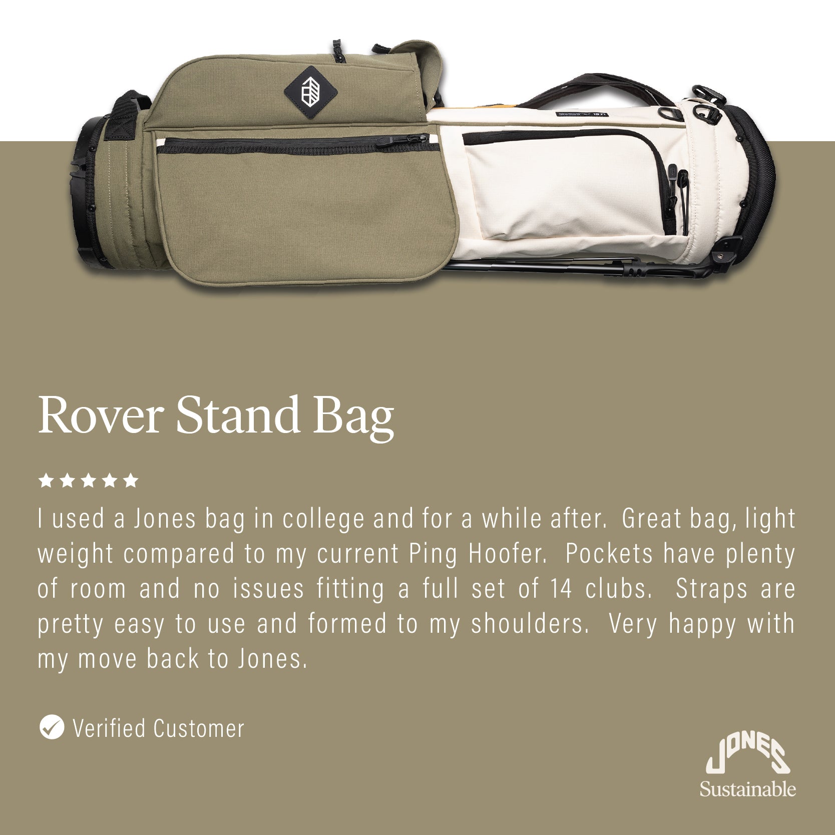 Rover Stand Bag – Jones Golf Bags