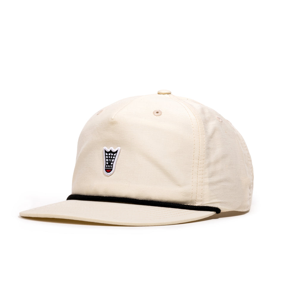 Birdie Curved Snapback - White – Jones Golf Bags