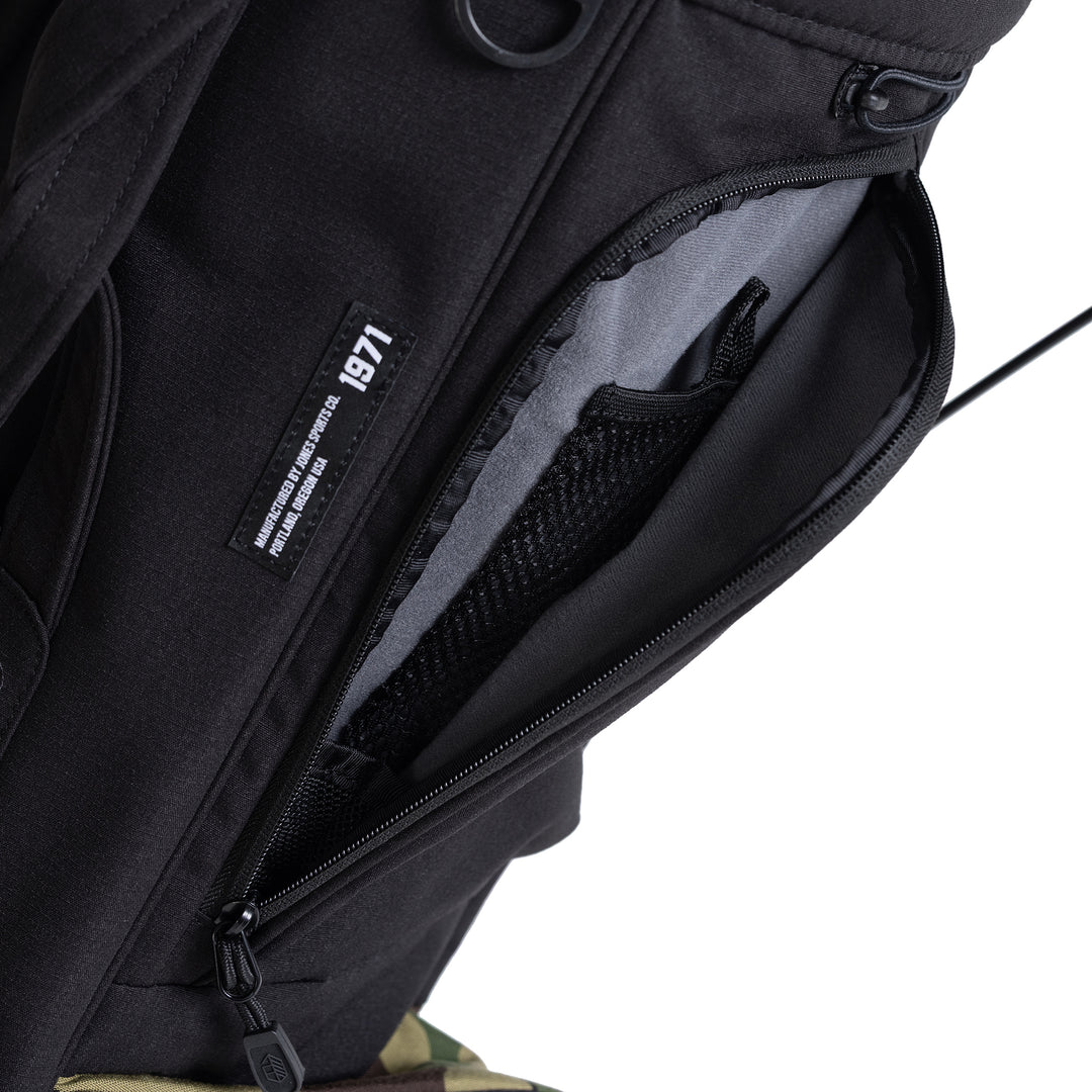 Oregon Rover Stand Bag - Black/Sage Leaf – Jones Golf Bags