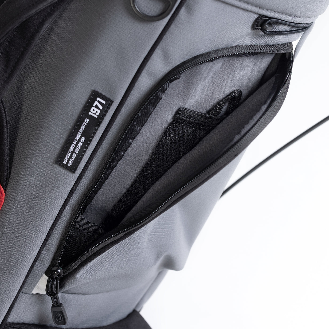 Rover Stand Bag - Charcoal/Black/Red