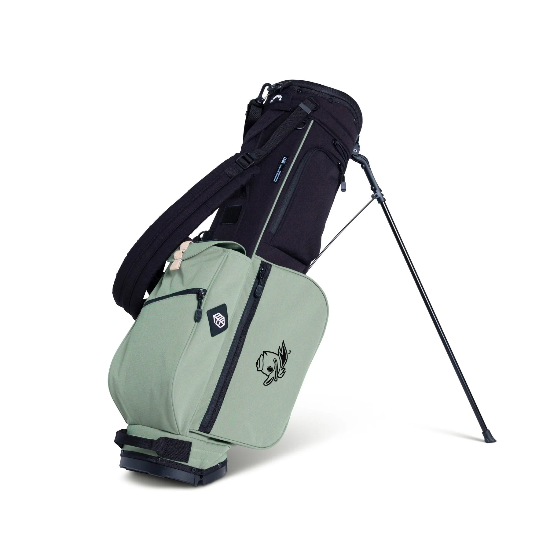 【国際ブランド】 Oregon Rover Stand Bag - Black/Sage Leaf – Jones Golf Bags ゴルフバッグ・キャディバッグ