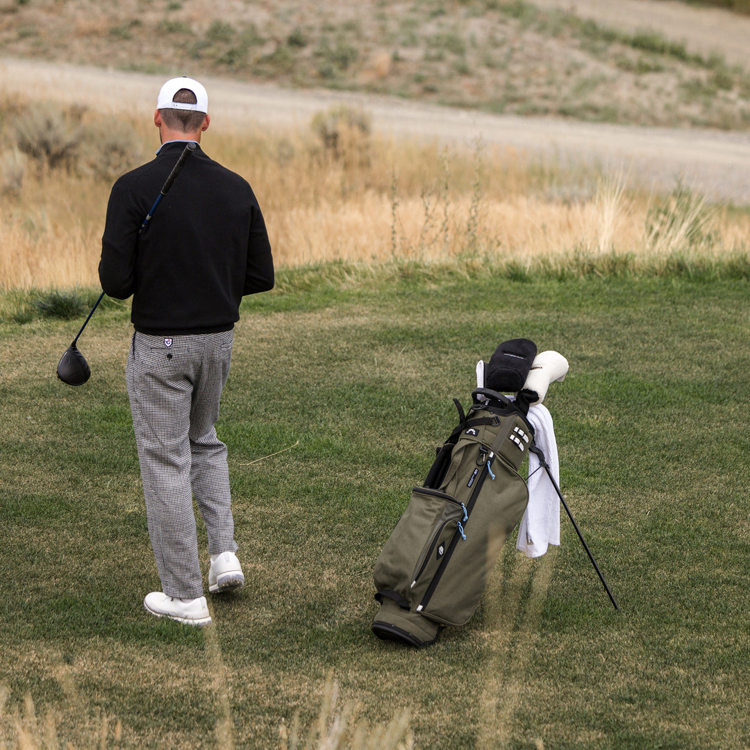 Trouper Golf Bag - Olive Night – Jones Golf Bags