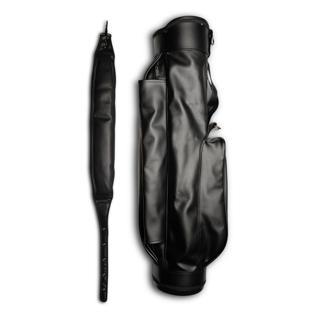 JONES Rider Bag - All Black レザー Rider Bag - Black – Jones Golf Bags