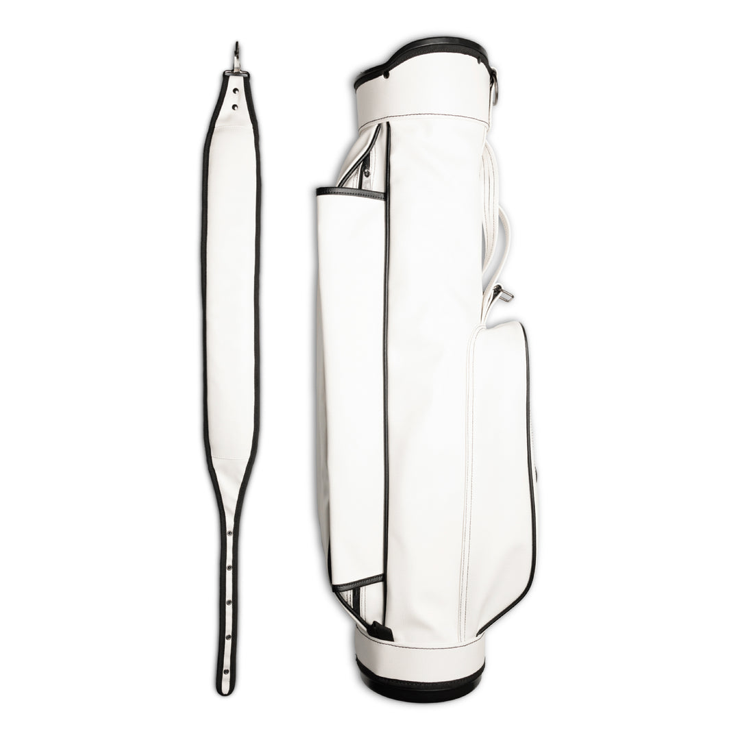 Original Jones Stripeshow - White – Jones Golf Bags