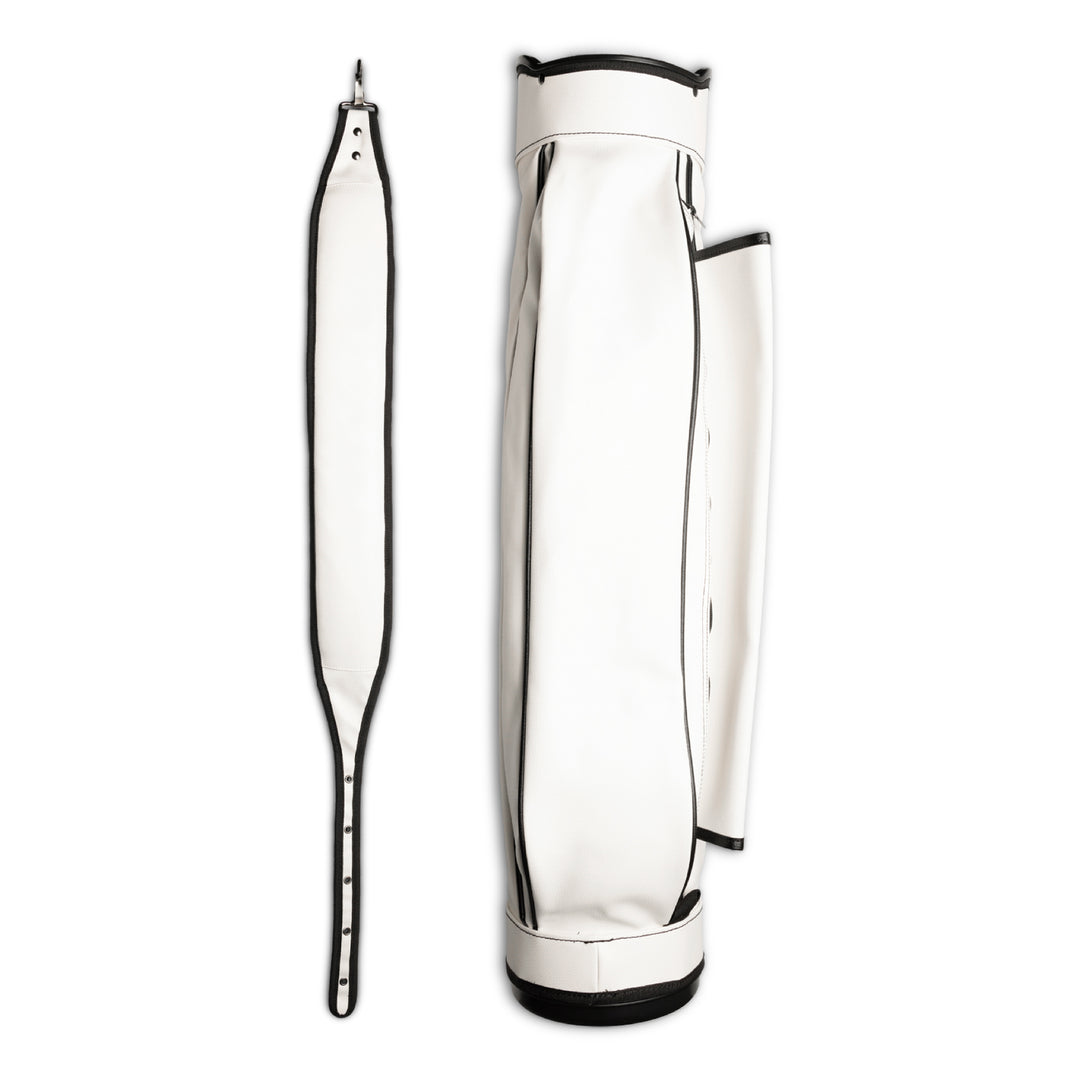 Original Jones Stripeshow - White – Jones Golf Bags