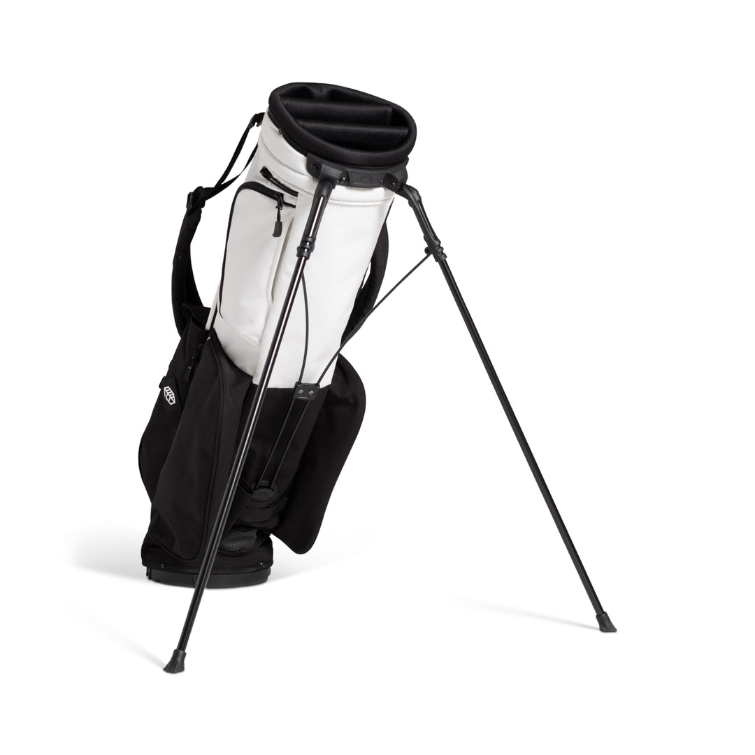 Rover Stand Bag - White/Black – Jones Golf Bags