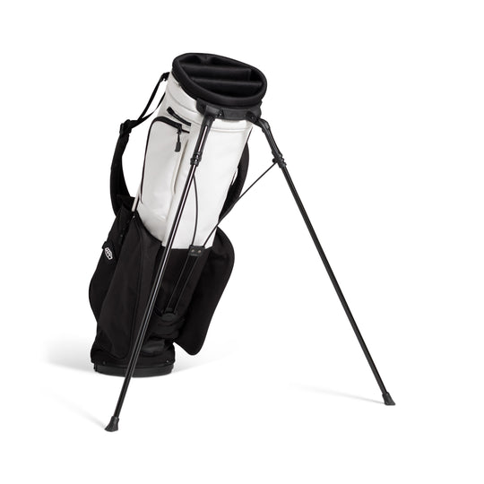 Rover Stand Bag - White/Black – Jones Golf Bags