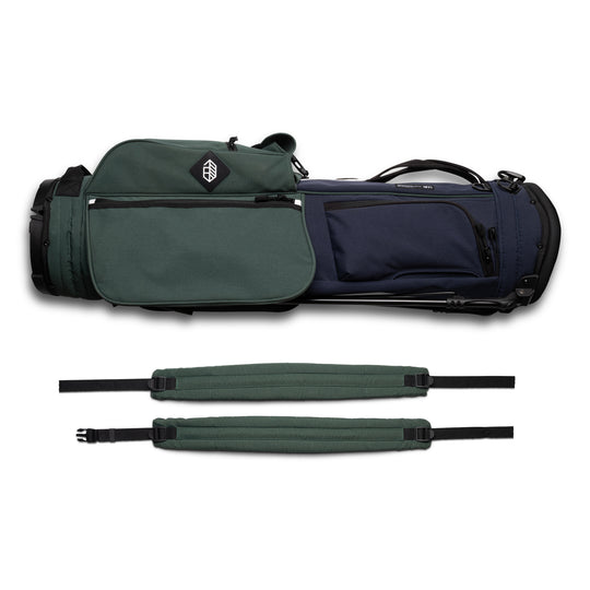 Rover Stand Bag - Navy/Dark Green – Jones Golf Bags