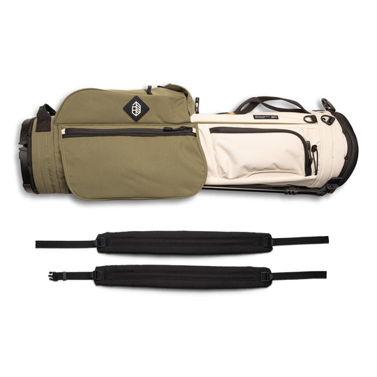 Rover Stand Bag - Le Creme/Olive – Jones Golf Bags