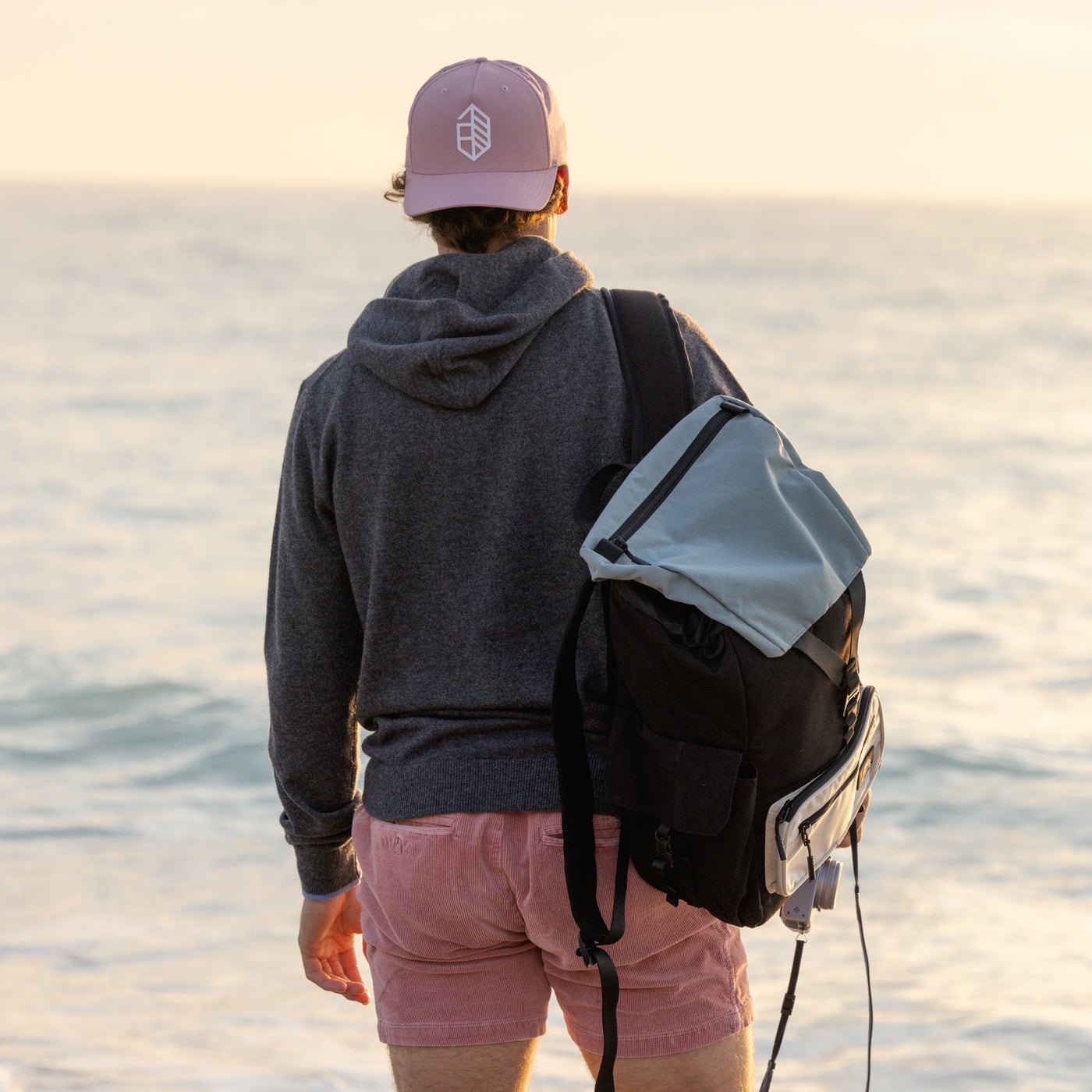 Athletic Utility Snapback Curved - Dusty Pink