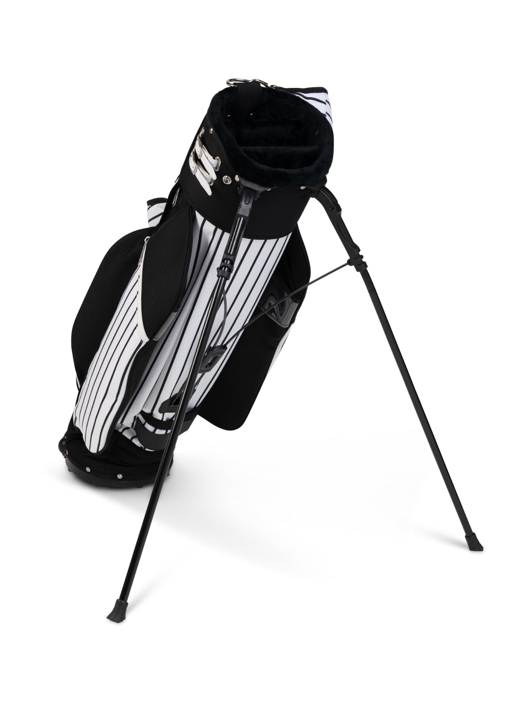 Classic Stand Bag - Black Pinstripe