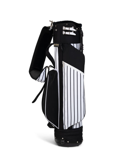 Classic Stand Bag - Black Pinstripe