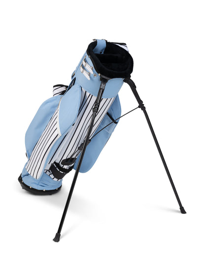 Classic Stand Bag - Powder Blue Pinstripe