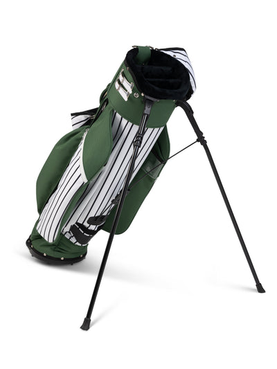 Classic Stand Bag - Green Pinstripe