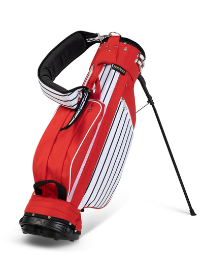 Classic Stand Bag - Red Pinstripe