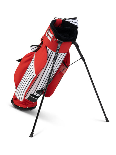 Classic Stand Bag - Red Pinstripe