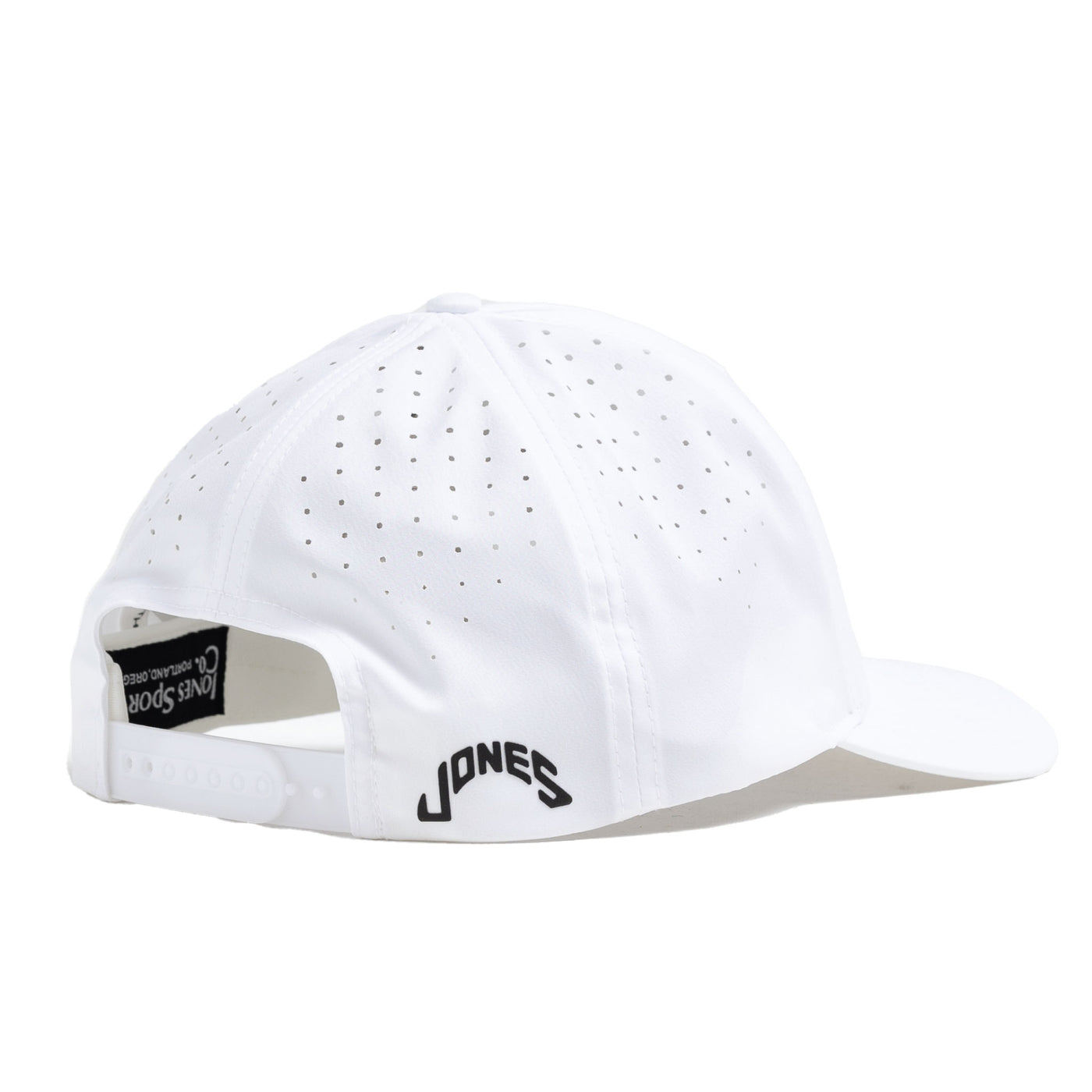 Birdie Curved Snapback - White