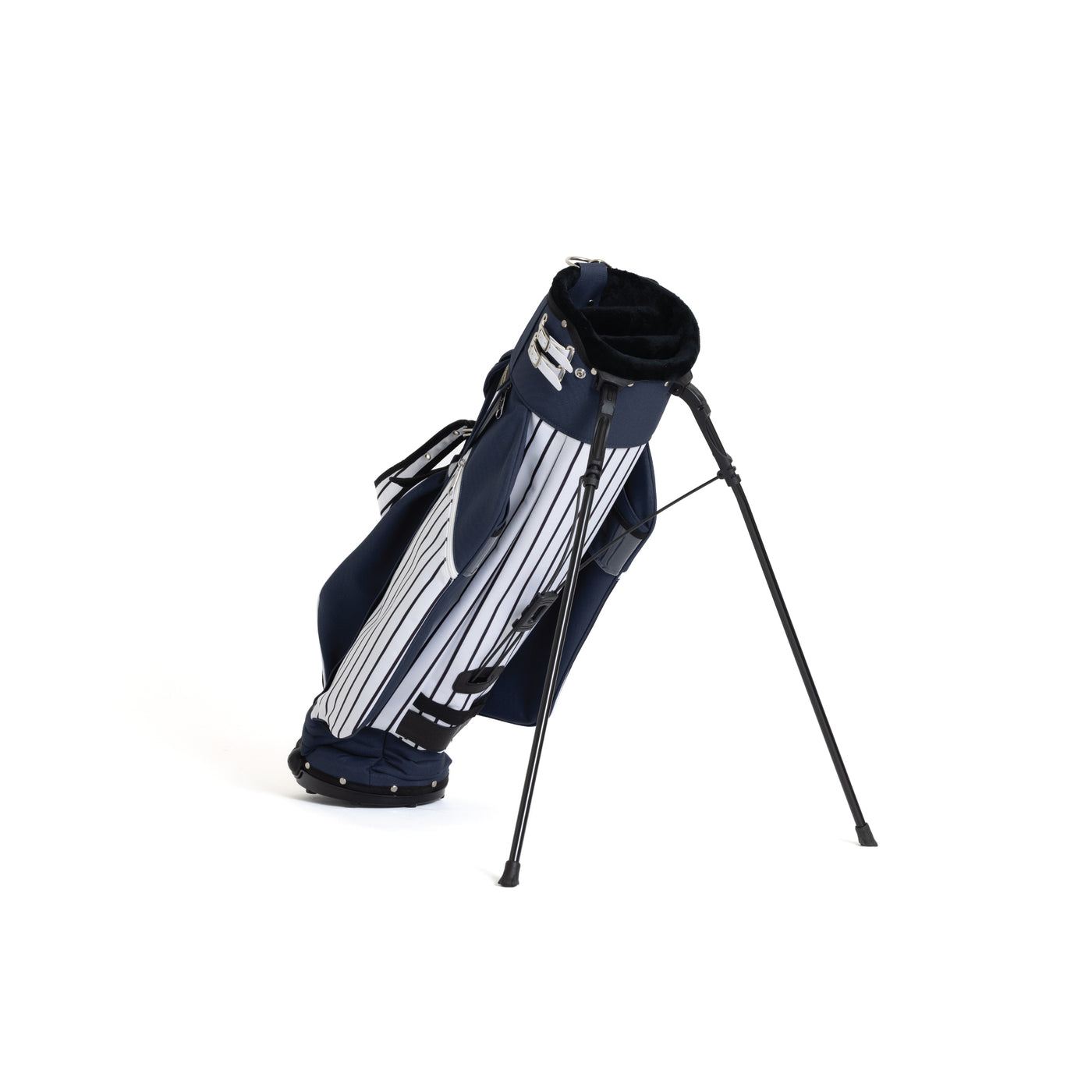 Classic Stand Bag - Navy Pinstripe