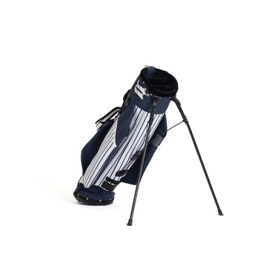Classic Stand Bag - Navy Pinstripe