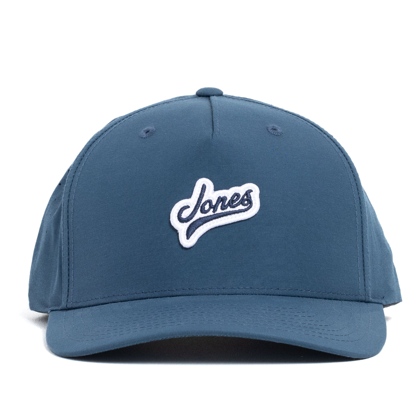 Jones Script Athletic Hat - Steel Blue