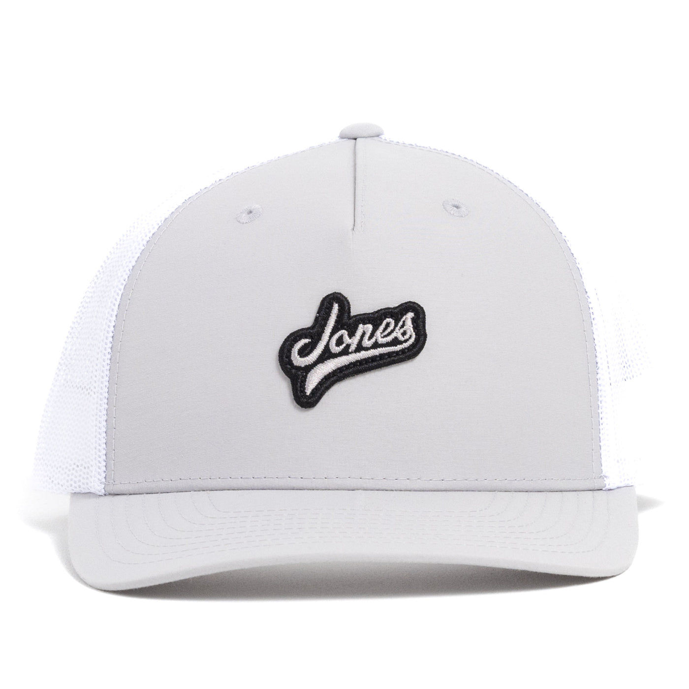 Jones Script Athletic Mesh Hat - Stone