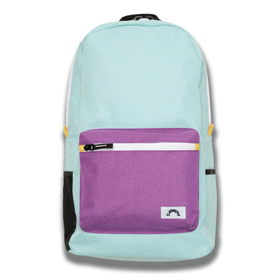 Varsity Backpack - Cyan / Purple